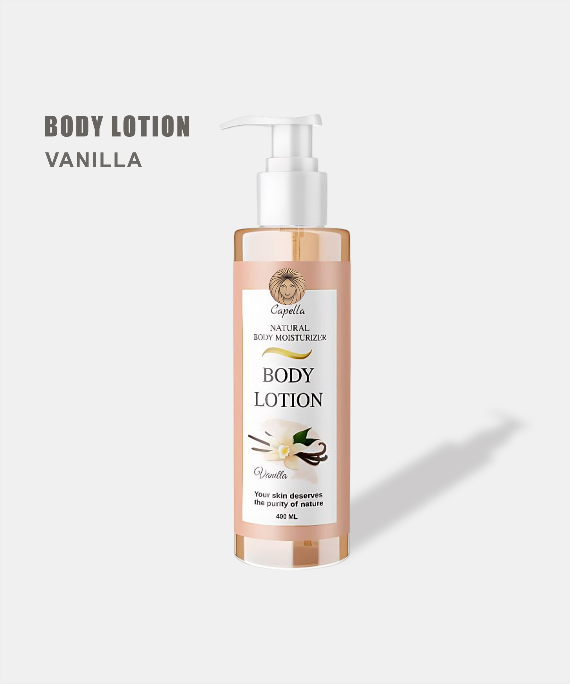 Body Lotion with Vanilla Scent